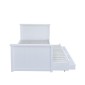 Κρεβάτι μονό Nextdeco Elliot (στρώμα 90x190εκ.) με αποθηκευτικό χώρο λευκό Υ90x100x210εκ