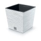 Γλάστρα - κασπώ FURU eco white Y29x29,5x29,5εκ.