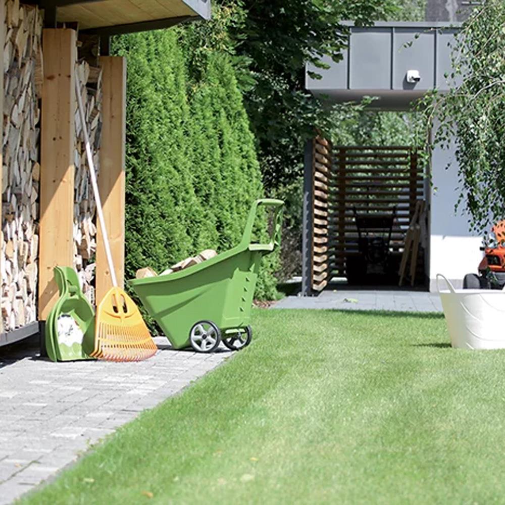 Καρότσι κήπου λαδί Υ92,5x84x57,5εκ.