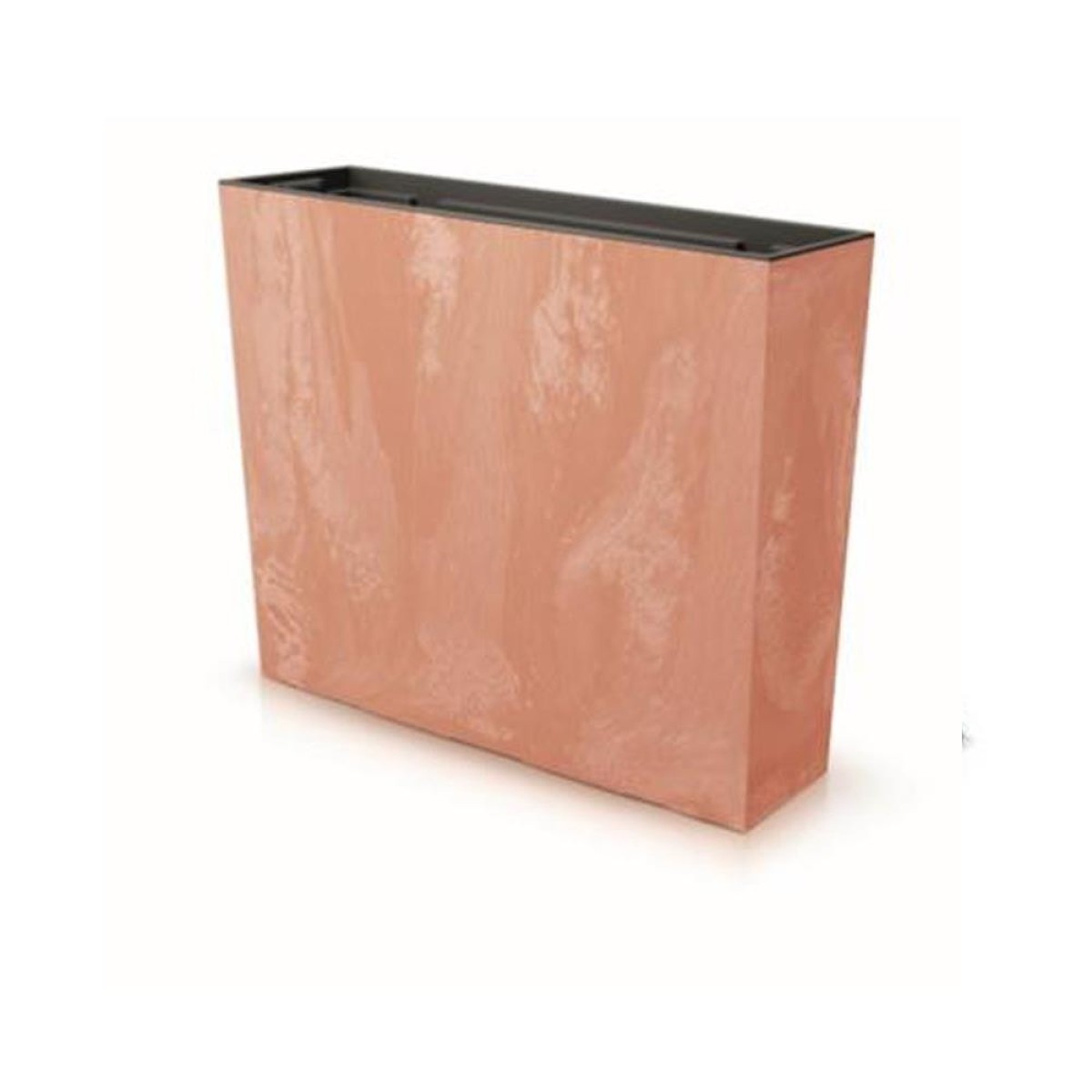 Ζαρντινιέρα terracotta beton effect Y49,8x58x18εκ.