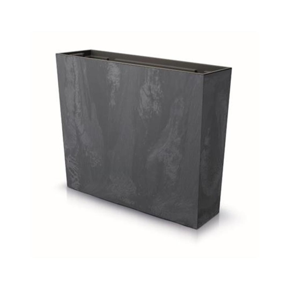 Ζαρντινιέρα ανθρακί beton effect Y49,8x58x18εκ.