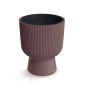 Γλάστρα - κασπώ Milly Round καφέ Y30,5 x Φ23,9εκ.