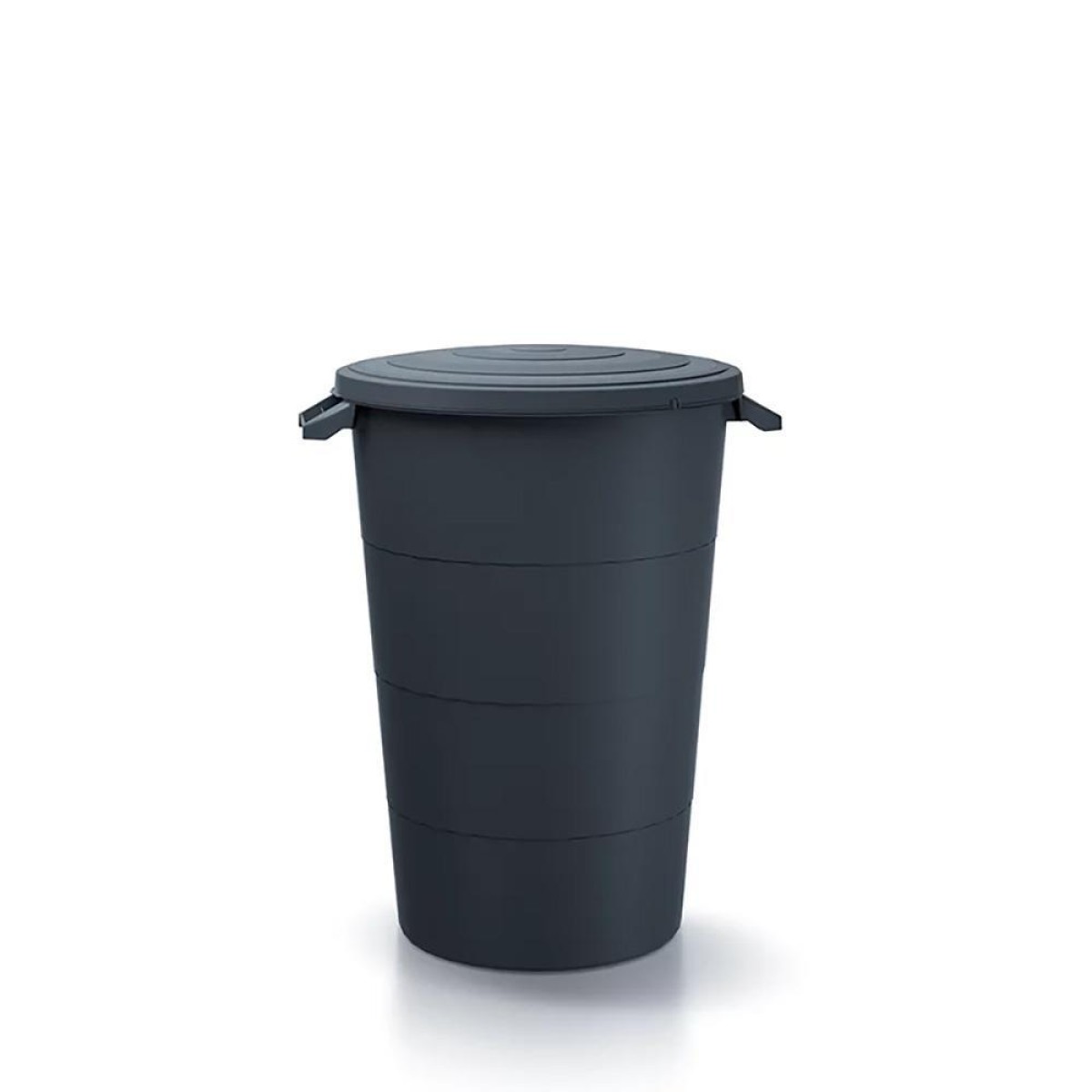 Κάδος απορριμάτων KEDEN μαύρος 120L Υ67x Φ 69,6εκ.