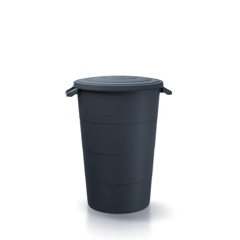Κάδος απορριμάτων KEDEN μαύρος 120L Υ67x Φ 69,6εκ.