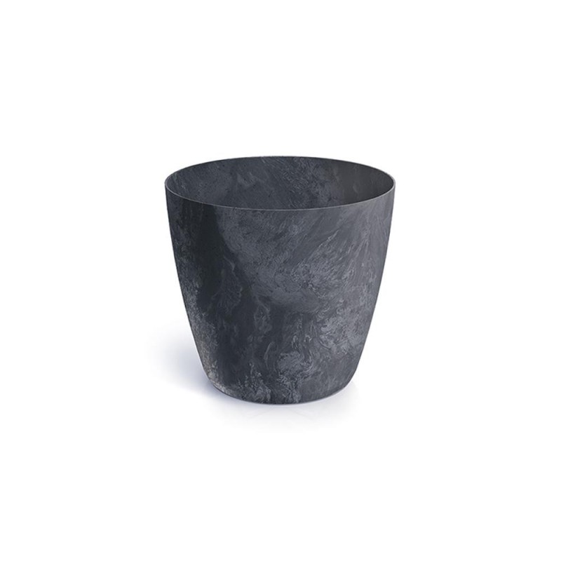 Γλάστρα - κασπώ Beton effect ανθρακί Y14,5xΦ15,8εκ.