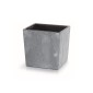 Γλάστρα - κασπώ Urbi beton effect γκρι Y23,5x24x24εκ.