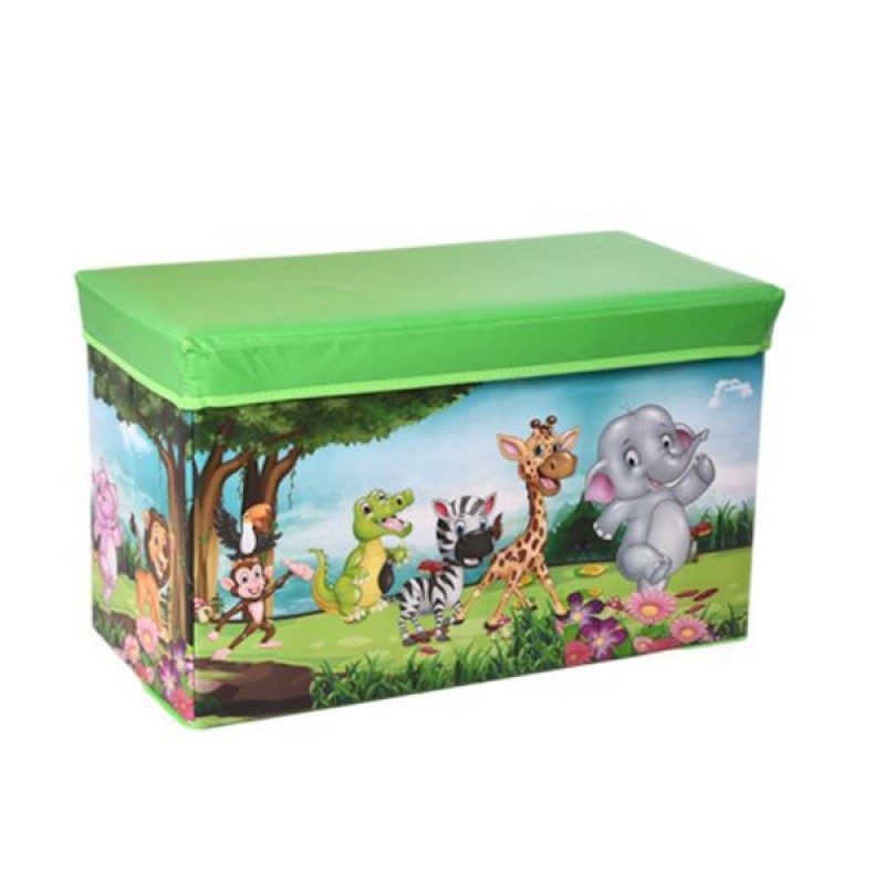 Κουτί αποθήκευσης υφασμάτινο "zoo" Υ35x60x30εκ.