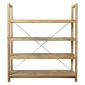 Ραφιέρα Nextdeco ανακυκλωμένο ξύλο teak - mahoni Υ200xM185xΠ39εκ