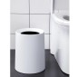 Κάδος απορριμμάτων PP 10lt 23x23xΥ31εκ. εκρού