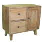 Κομοδίνο Nextdeco Tribeca ανακυκλωμένο ξύλο teak Υ55x30x60εκ.