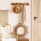Κρεμάστρα τοίχου Nextdeco Tribeca ανακυκλωμένο ξύλο teak Υ10x10x55εκ.
