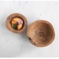 Μπωλ διακοσμητικό Nextdeco Tribeca ανακυκλωμένο ξύλο teak Ø39x11εκ.