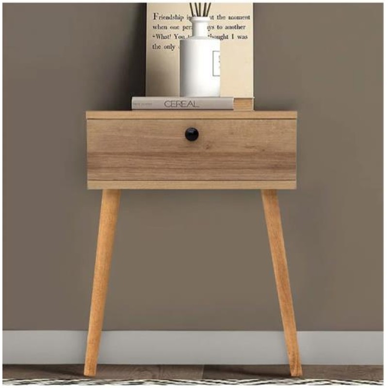 Κομοδίνο Nextdeco Tribeca ανακυκλωμένο ξύλο teak Υ50x35x40εκ.