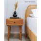 Κομοδίνο Nextdeco Tribeca ανακυκλωμένο ξύλο teak Υ50x35x40εκ.