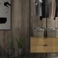 Κρεμάστρα οργάνωσης ρούχων Nextdeco με δύο συρτάρια Υ190x85x45εκ