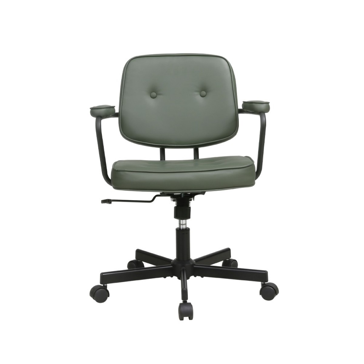 Καρέκλα γραφείου Nextdeco πράσινη Υ77-87x62.5x60,5εκ,