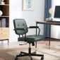 Καρέκλα γραφείου Nextdeco πράσινη Υ77-87x62.5x60,5εκ,