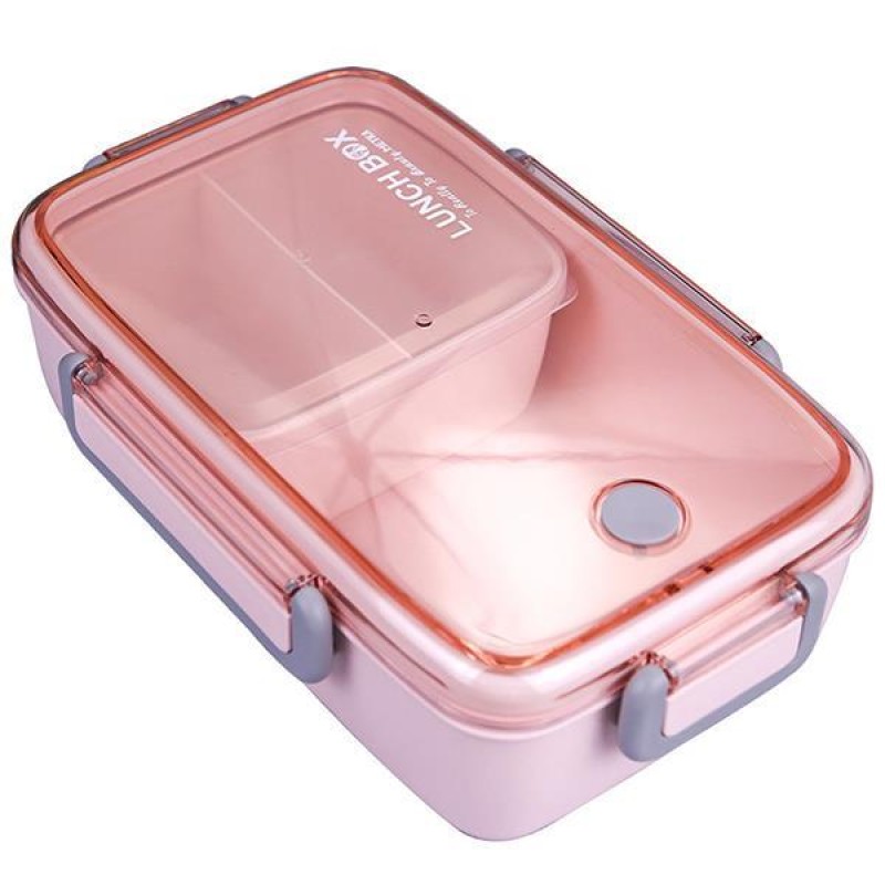 Lunch Box bamboo 3 θέσεων με χωρίσματα Υ7,1x23,4x15εκ.