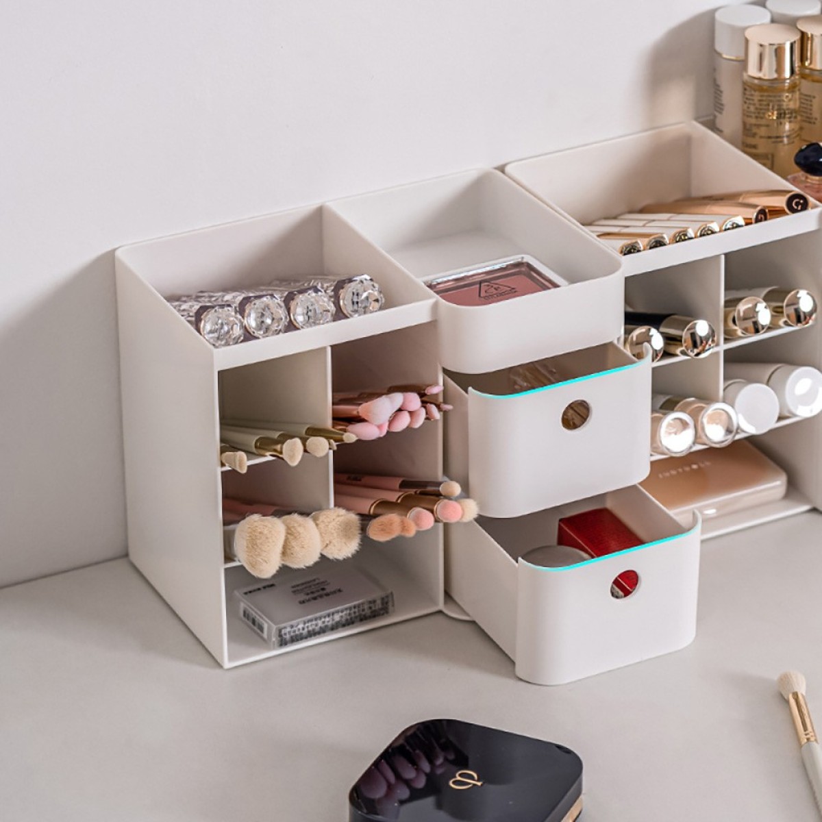 Organizer ή μολυβοθήκη λευκό Y17,5x20,5x15εκ.