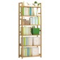 Βιβλιοθήκη Nextdeco από μπαμπού 6 επιπέδων Υ155x70x25εκ.
