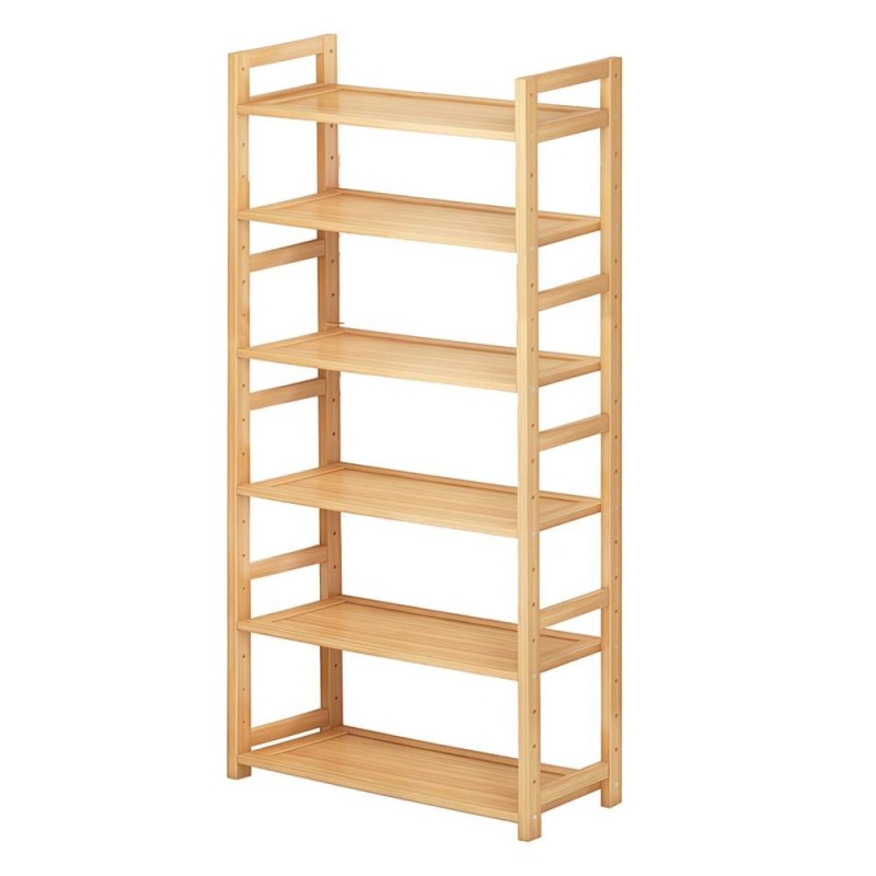 Βιβλιοθήκη Nextdeco από μπαμπού 6 επιπέδων Υ155x70x25εκ.