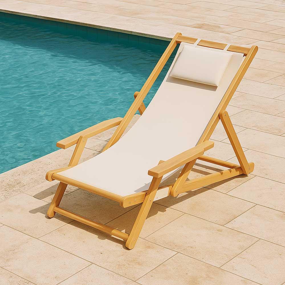 Σεζλονγκ Nextdeco μπαμπού Υ67-89x108x52εκ