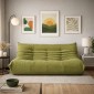 Compressed Nextdeco καναπές τριθέσιος Togo χακί Υ70x174x102εκ.
