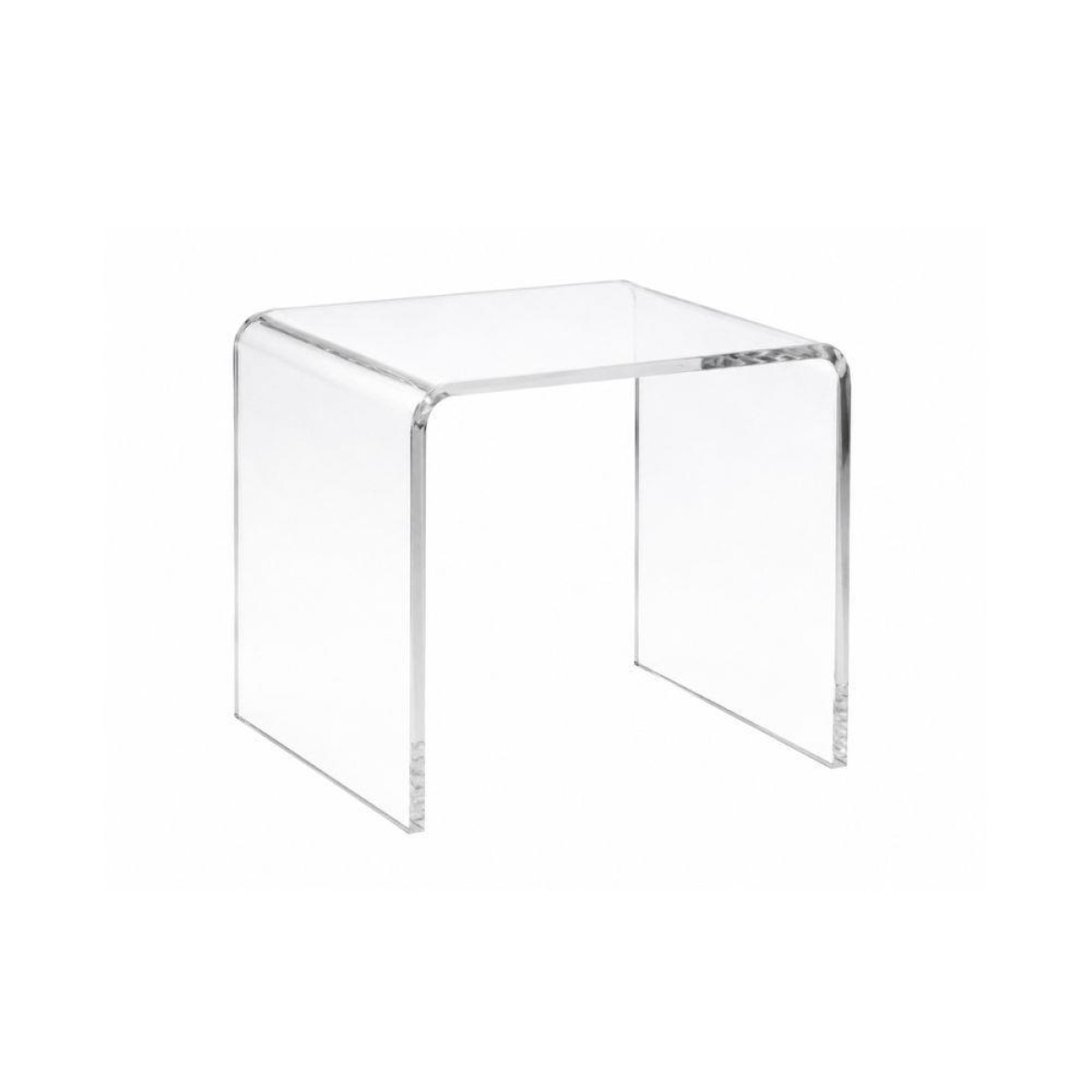 Τραπεζάκι - Κομοδίνο Nextdeco P Shape ακρυλικό διάφανο Υ45x40x30εκ.