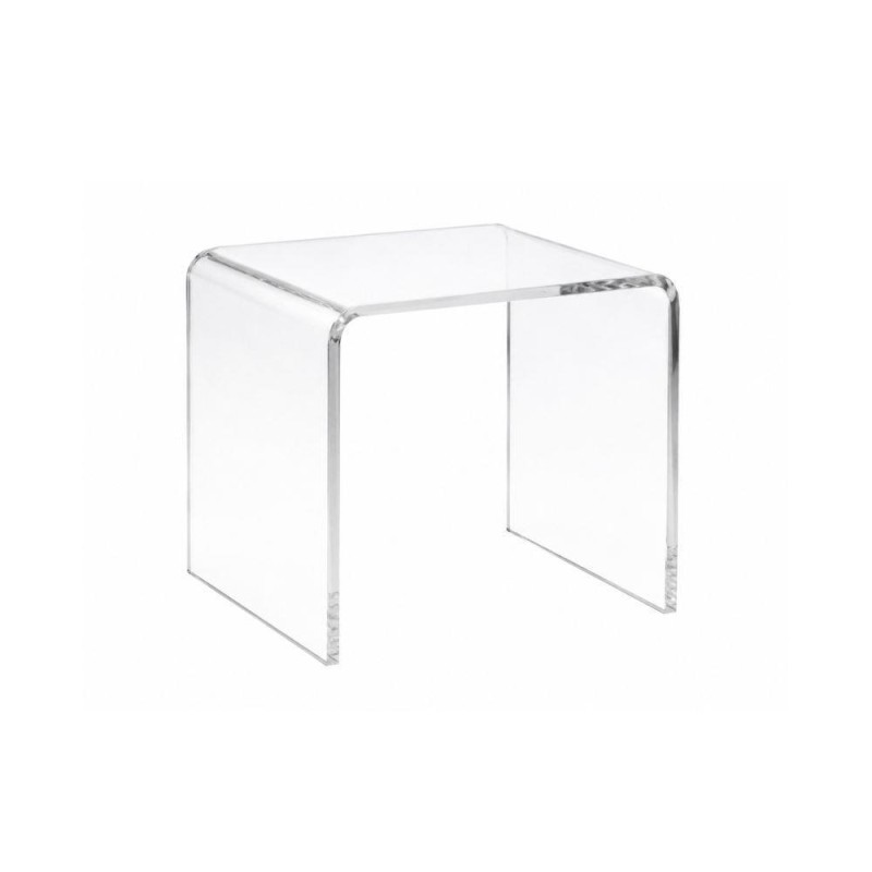 Τραπεζάκι - Κομοδίνο Nextdeco P Shape ακρυλικό διάφανο Υ45x40x30εκ.