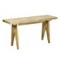 Παγκάκι Nextdeco μασίφ ξύλο teak Υ50×100×30εκ.