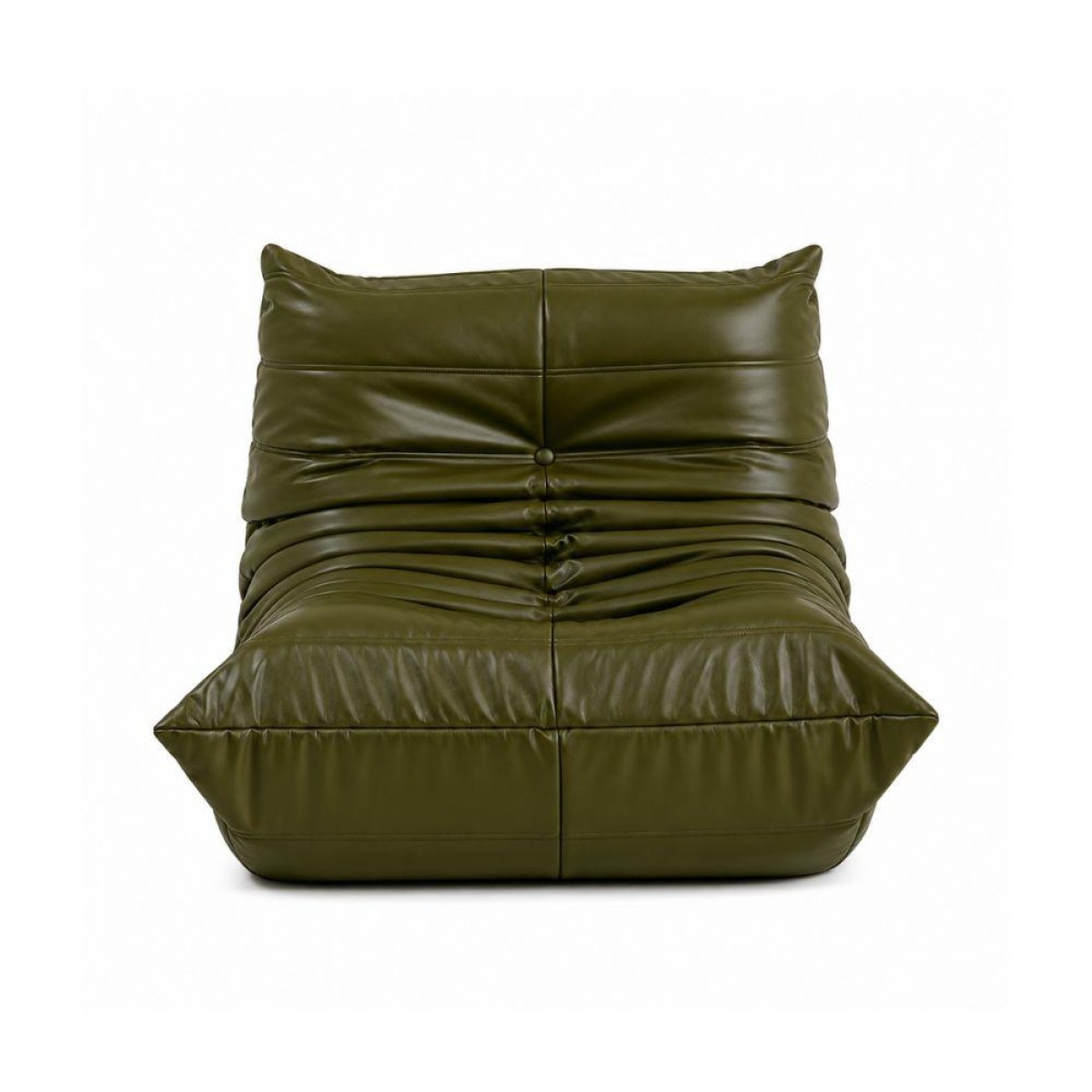 Πολυθρόνα Nextdeco Togo eco leather λαδί Υ70x97x85εκ.