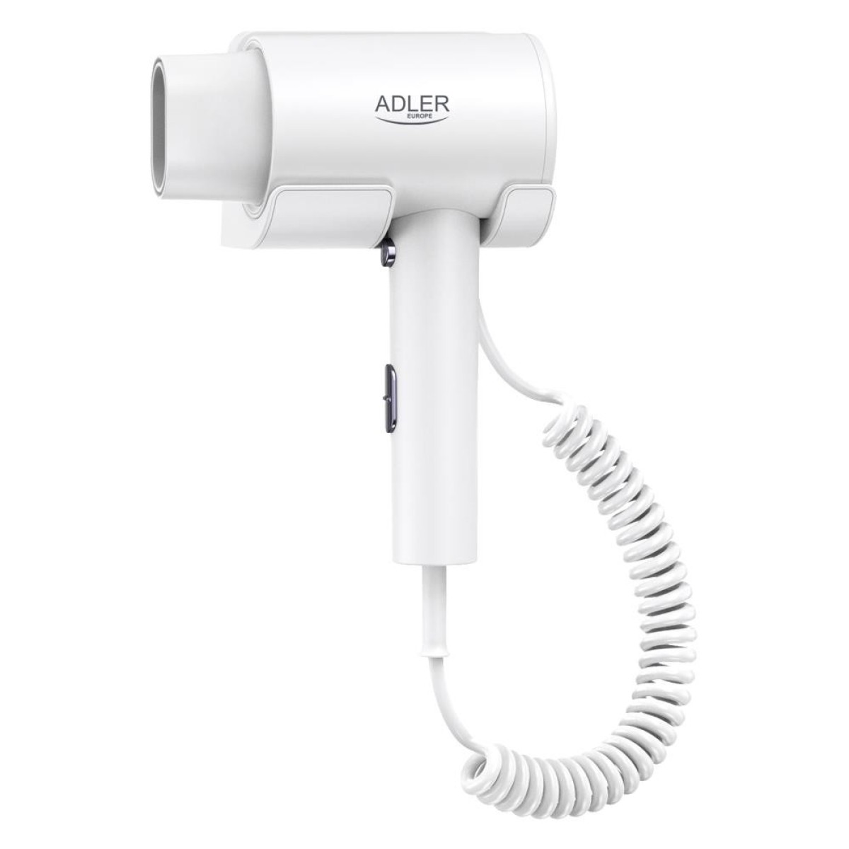 Σεσουάρ ξενοδοχείου επιτοίχιο Adler 2000W με σπειροειδές καλώδιο έως 168εκ