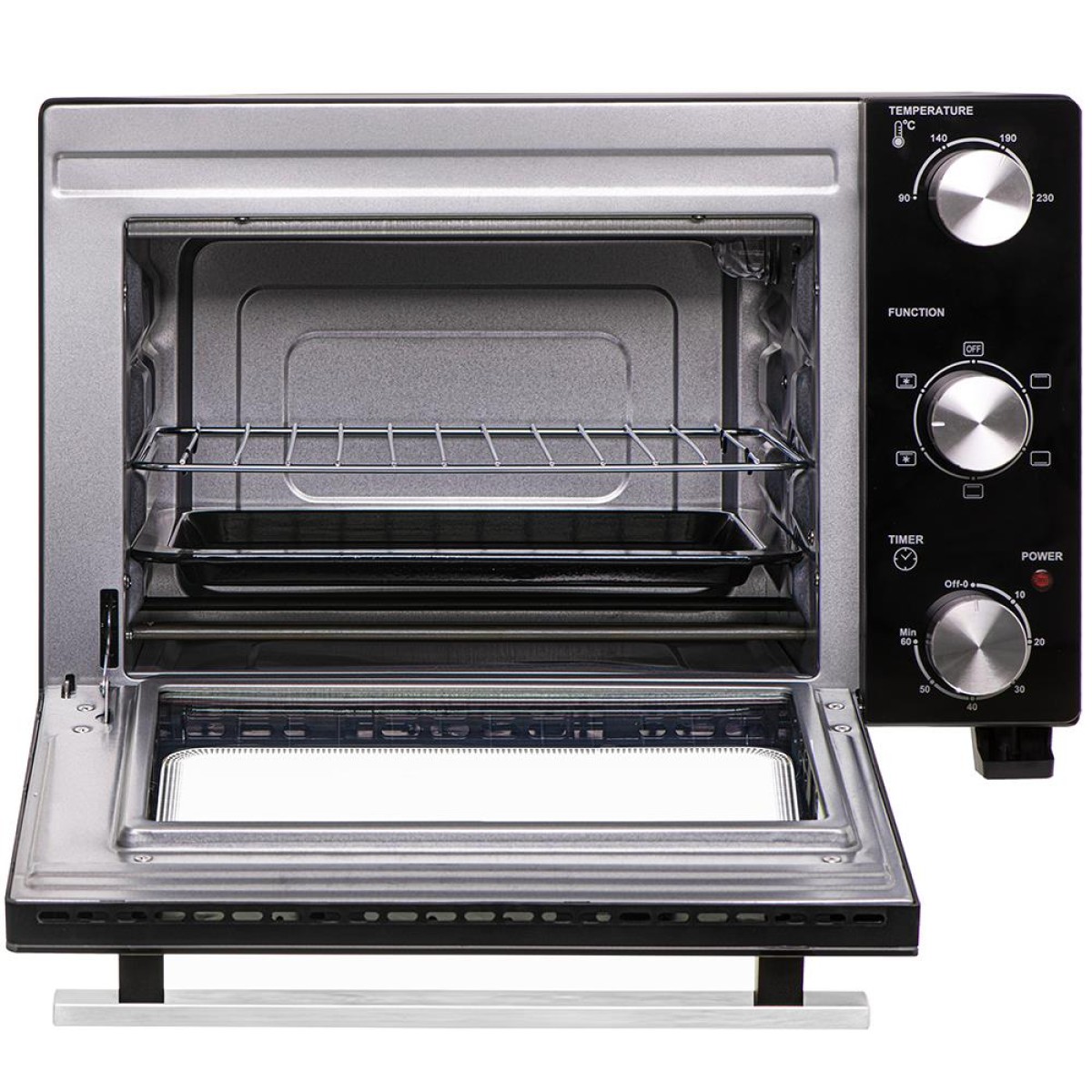 Ηλεκτρικό φουρνάκι Adler με αέρα 22lt 1300W μαύρο
