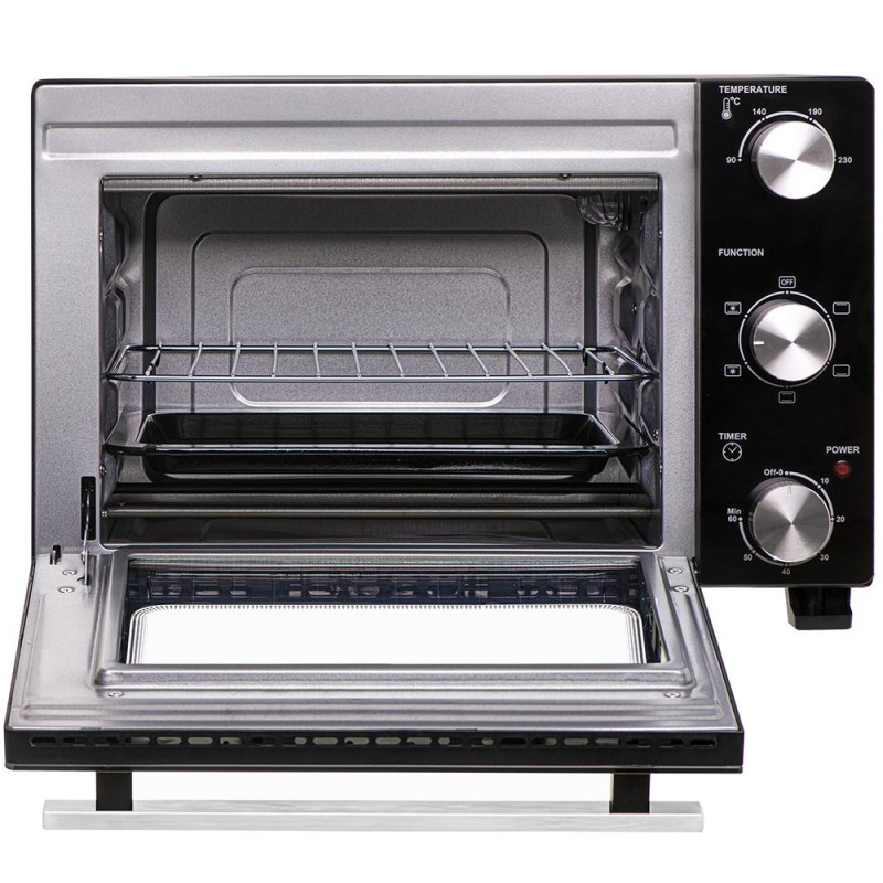 Ηλεκτρικό φουρνάκι Adler με αέρα 22lt 1300W μαύρο