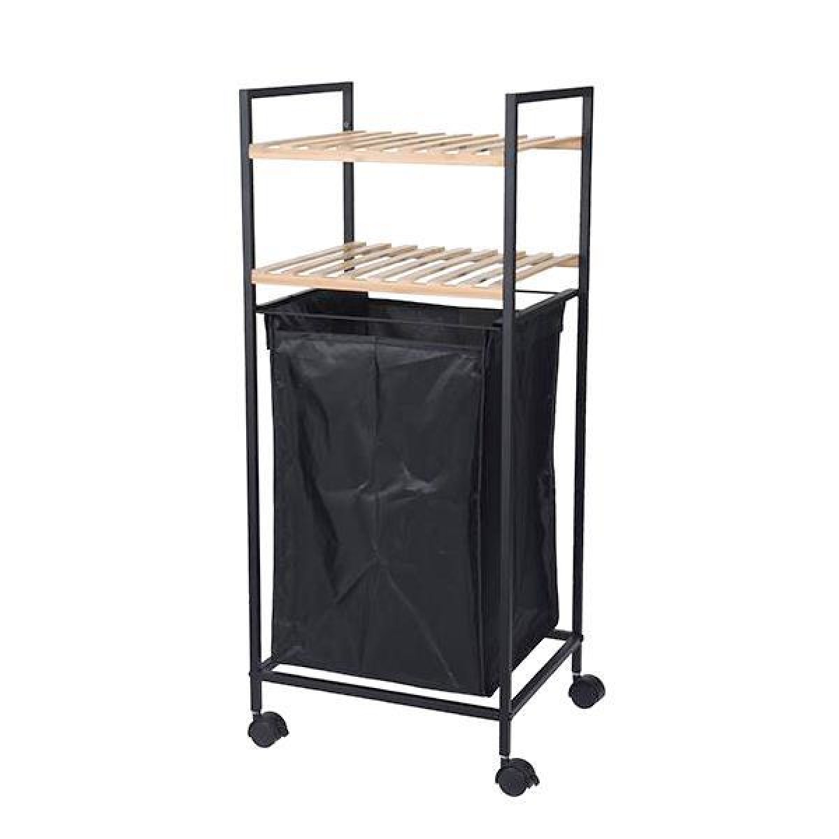 Καλάθι απλύτων Nextdeco με 2 ράφια 40lt Y89,5x38x32,5εκ.