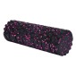 Foam roller γυμναστικής μαύρο ροζ Υ33xØ14εκ.