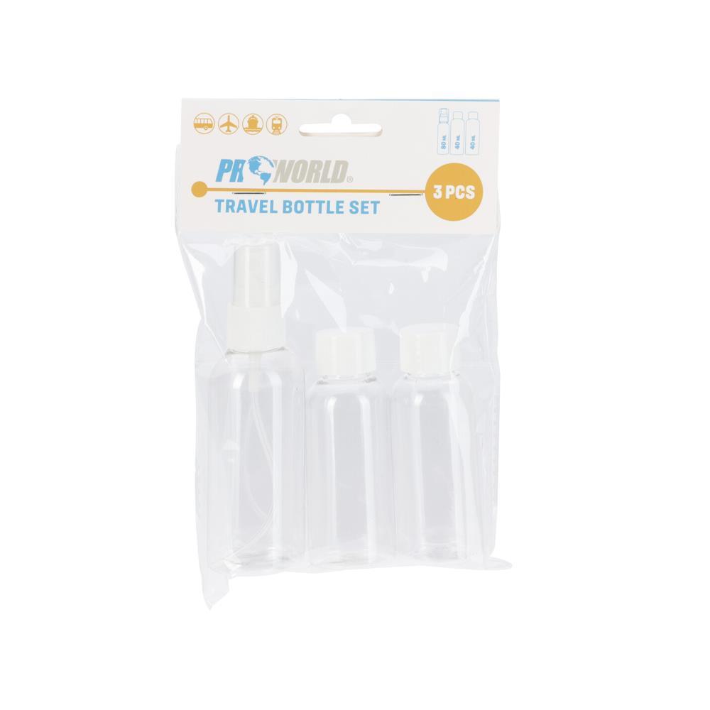 Σετ μπουκάλια ταξιδίου 3 τεμάχια