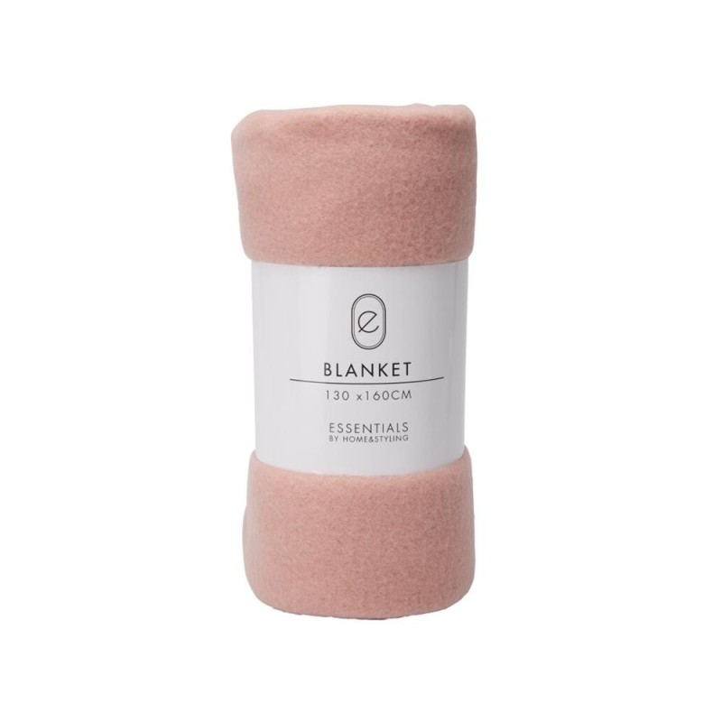 Κουβέρτα Fleece ροζ 130x160εκ.