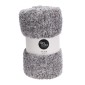 Κουβέρτα sherpa fleece γκρι 150x200εκ.
