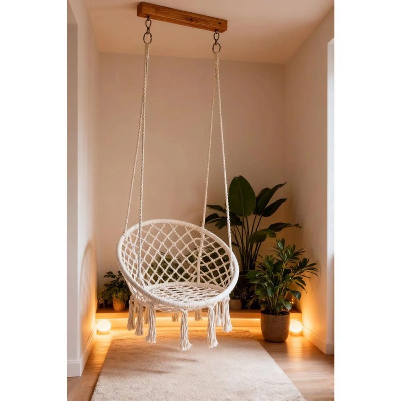 Αιώρα κρεμαστή Nextdeco βαρέως τύπου έως 200 κιλά βάρους Υ80xØ60εκ.