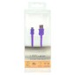 Καλώδιο σύνδεσης Κορδόνι Ancus USB σε Micro USB με Ενισχυμένες Επαφές Μώβ