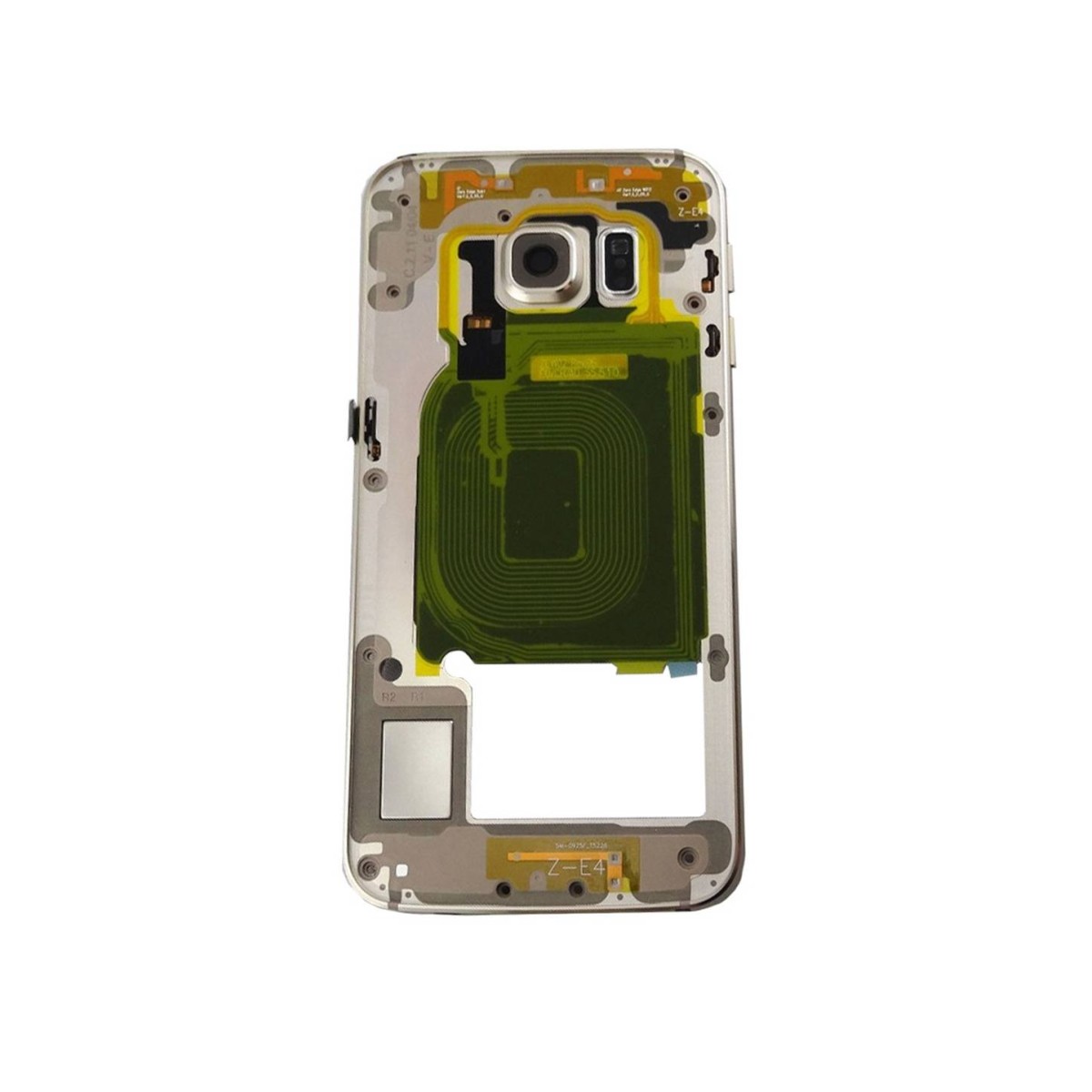 Πίσω Κάλυμμα Samsung SM-G925F Galaxy S6 Edge Χρυσαφί Original GH96-08376C
