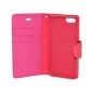Θήκη Book Goospery Canvas Diary για Apple iPhone 6/6S Ρόζ by Mercury