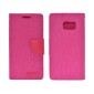 Θήκη Book Goospery Canvas Diary for Samsung SM-G930F Galaxy S7 Ρόζ by Mercury