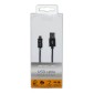 Καλώδιο σύνδεσης Ancus Smart LED USB σε Micro USB με Ενισχυμένες Επαφές Μαύρο 1.2m