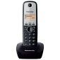 Ασύρματο Ψηφιακό Τηλέφωνο Panasonic KX-TG1611GRG Μαύρο-Ασημί με Αναγνώριση Κλήσης, Λειτουργία Αφύπνισης και Φωτιζόμενη Οθόνη