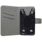 Θήκη Book Ancus Universal Elastic Hook για Smartphone 4.7" - 5.3'' Ίντσες Μαύρη (14 cm x 7 cm)