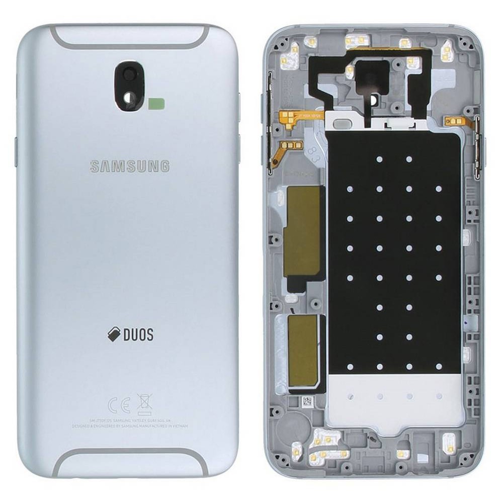 Καπάκι Μπαταρίας Samsung SM-J730F Galaxy J7 (2017) Ασημί Original GH82-14448B