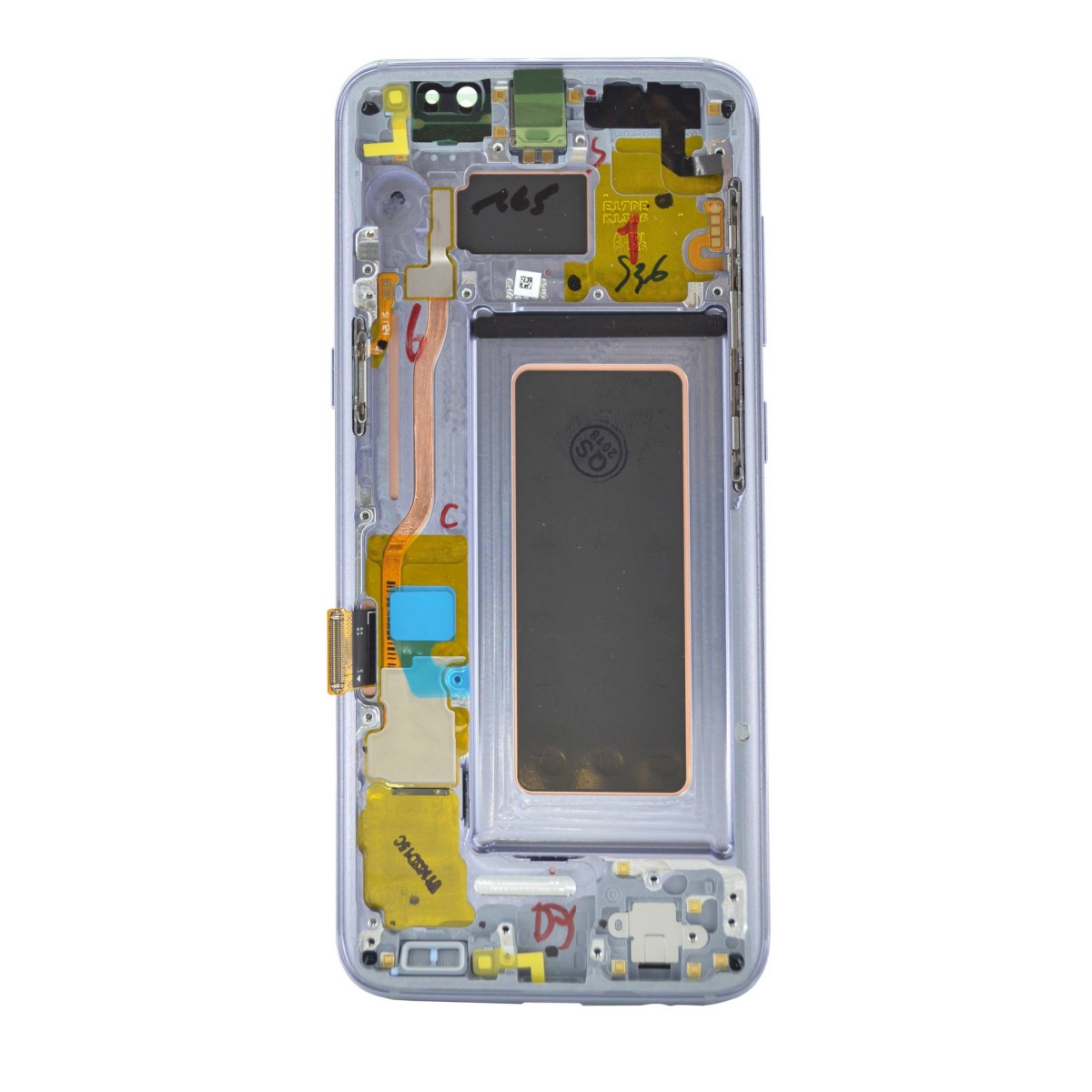 Γνήσια Οθόνη & Μηχανισμός Αφής Samsung SM-G950F Galaxy S8 Γκρί, Βιολετί GH97-20457C, GH97-20473C