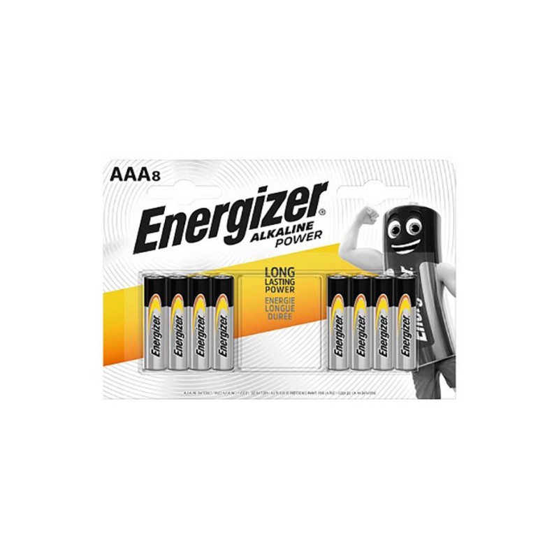Μπαταρία Αλκαλική Energizer Alkaline Power LR03 size AAA 1.5V Τεμ. 8